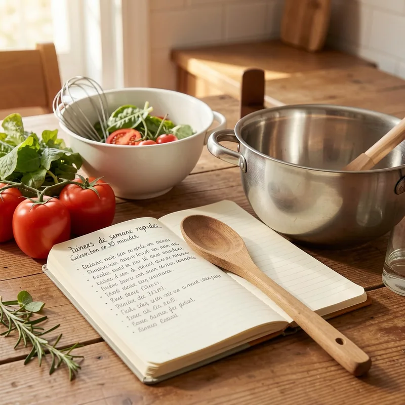 Dîners de semaine rapides : cuisiner bon en moins de 30 minutes