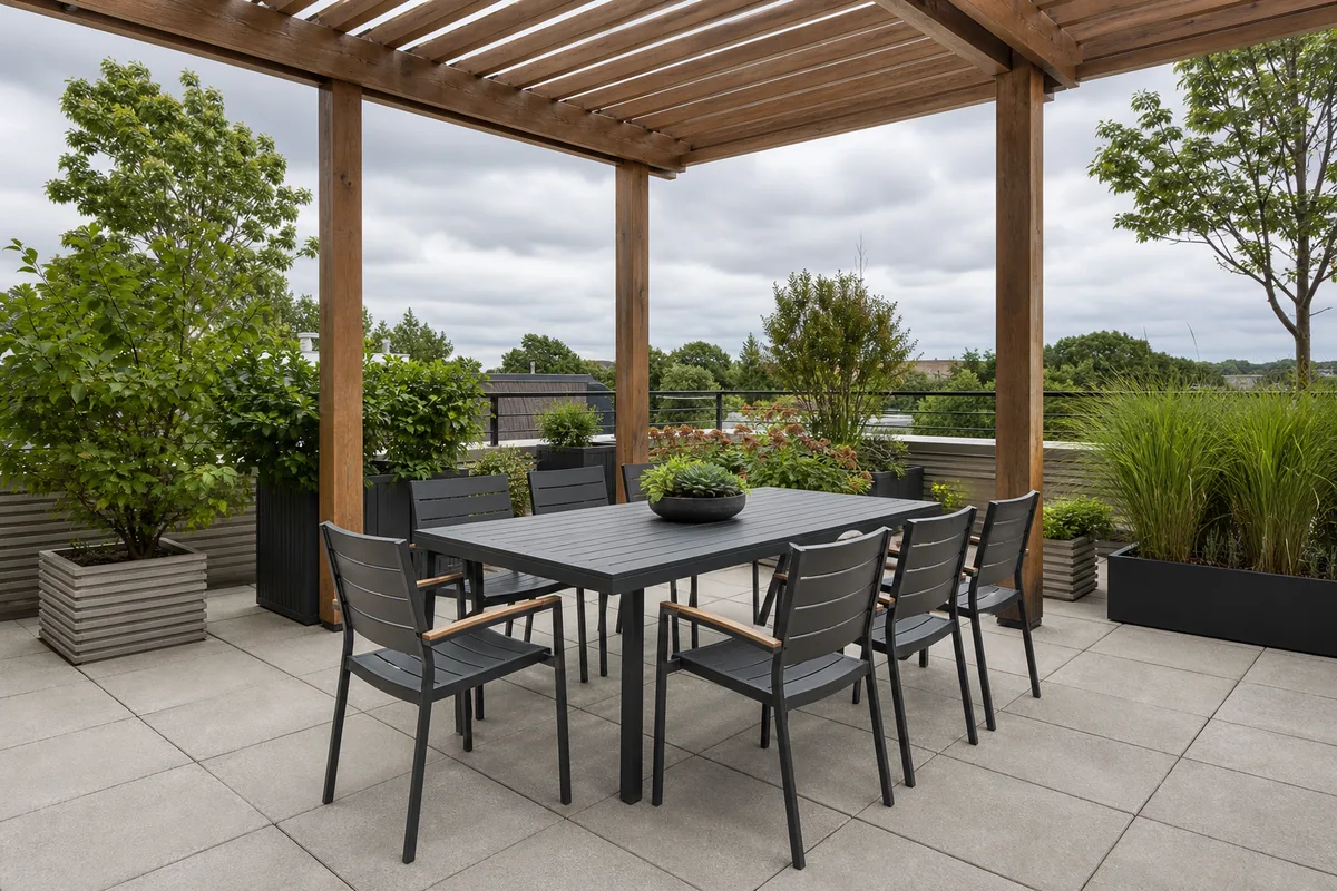 Terrasse : le mobilier qui résiste à toutes les saisons